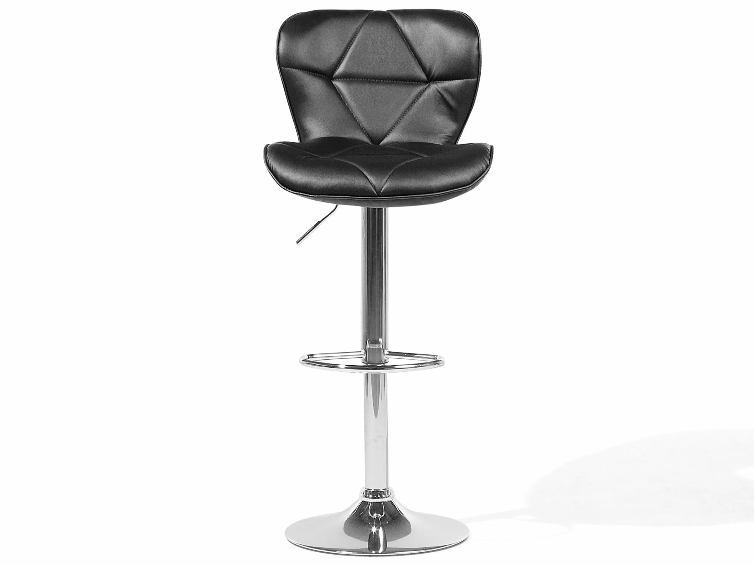 Beliani Baarijakkara Keinonahka Musta 2 Kpl VALETTA - Image 3