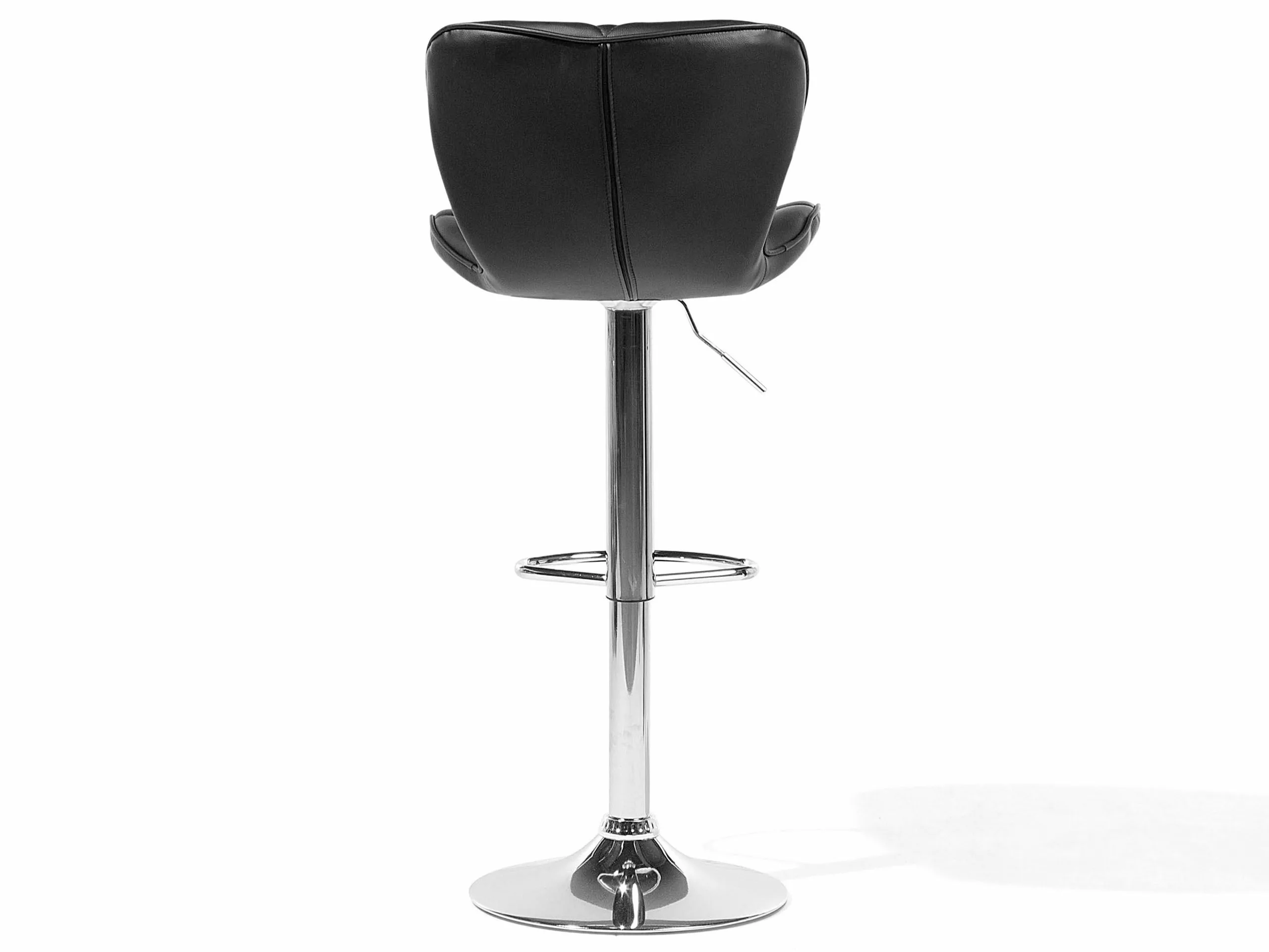 Beliani Baarijakkara Keinonahka Musta 2 Kpl VALETTA - Image 6