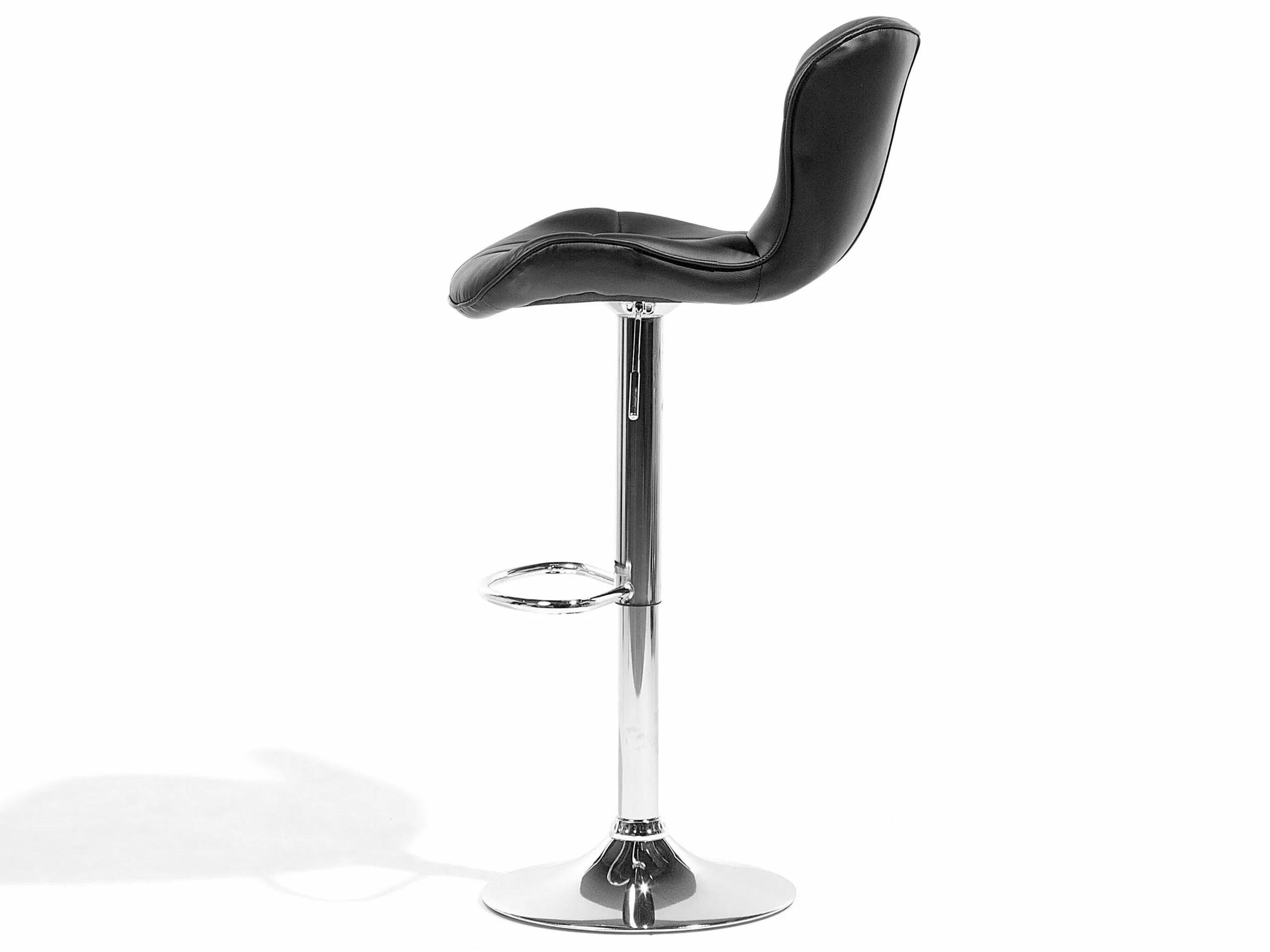 Beliani Baarijakkara Keinonahka Musta 2 Kpl VALETTA - Image 7