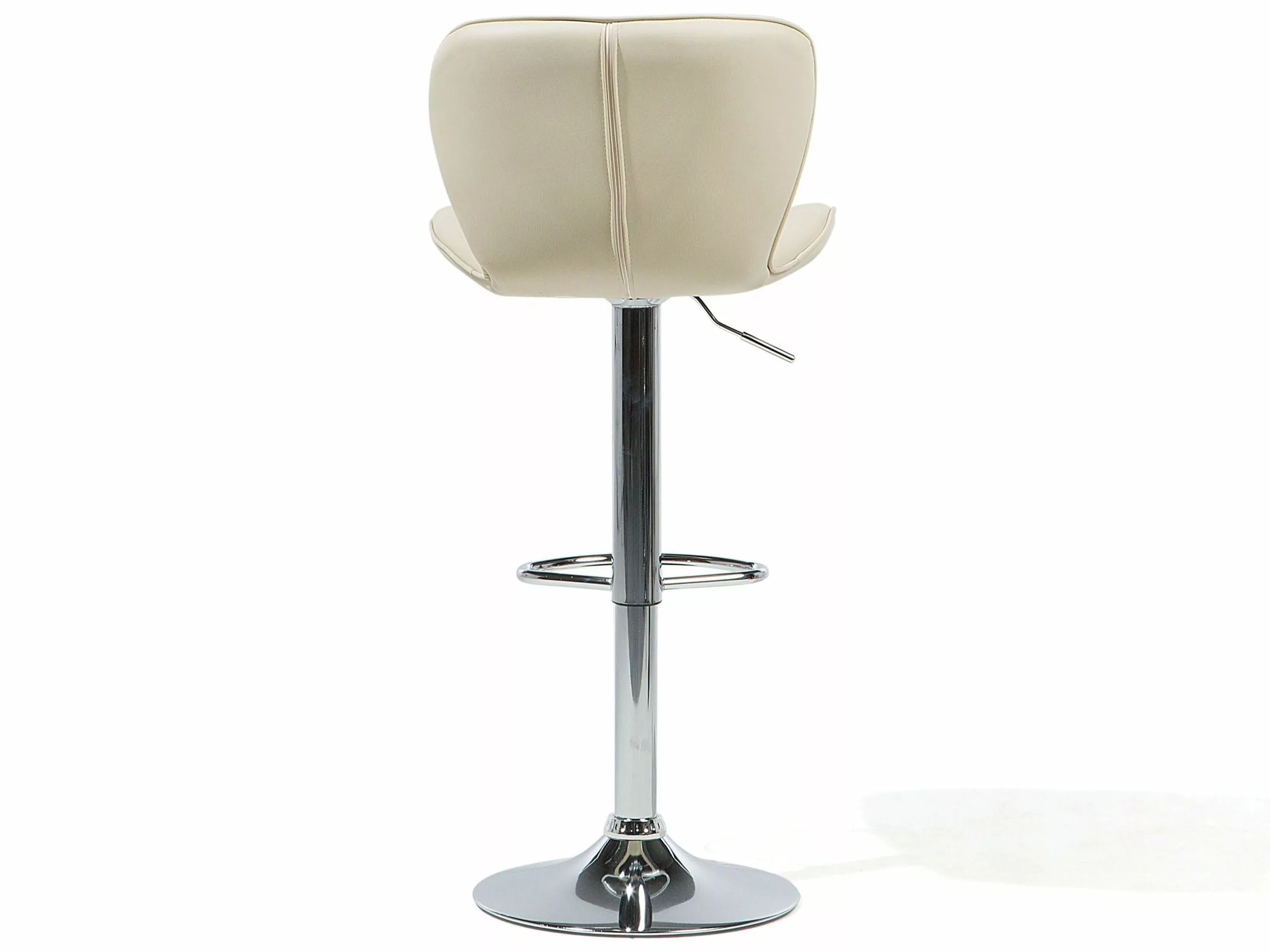 Beliani Baarijakkara Keinonahka Vaalea Beige 2 Kpl VALETTA - Image 5