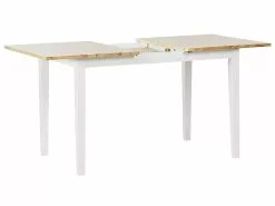Beliani Ruokapöytä Jatkettava Kumipuu Vaalea Puu/valkoinen 120/150 X 75 Cm HOUSTON 17 Beliani Ruokapöytä Jatkettava Kumipuu Vaalea Puu/valkoinen 120/150 X 75 Cm HOUSTON -Halpa 2-istuttavat sohvat myymälä undef src sa picid 785833 type whitesh image
