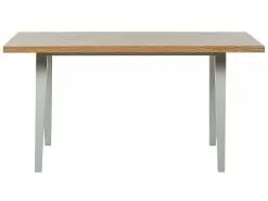 Beliani Ruokapöytä Vaalea Puu/harmaa 150 X 90 Cm LENISTER -Halpa 2-istuttavat sohvat myymälä undef src sa picid 785848 type whitesh image