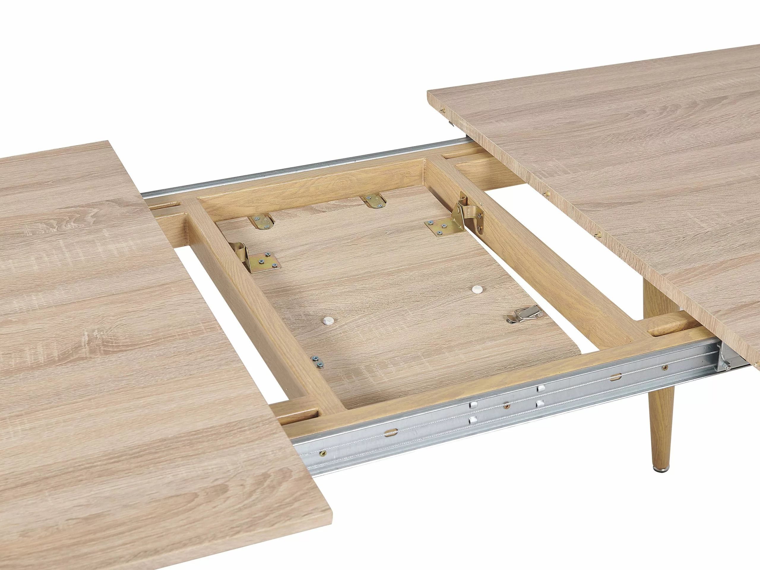 Beliani Ruokapöytä Jatkettava Vaalea Puu 180/210 X 90 Cm HAGA 11 Beliani Ruokapöytä Jatkettava Vaalea Puu 180/210 X 90 Cm HAGA - Image 9