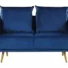 Beliani 2-istuttava Sohva Samettinen Laivastonsininen MAURA -Halpa 2-istuttavat sohvat myymälä undef src sa picid 788953 type whitesh image