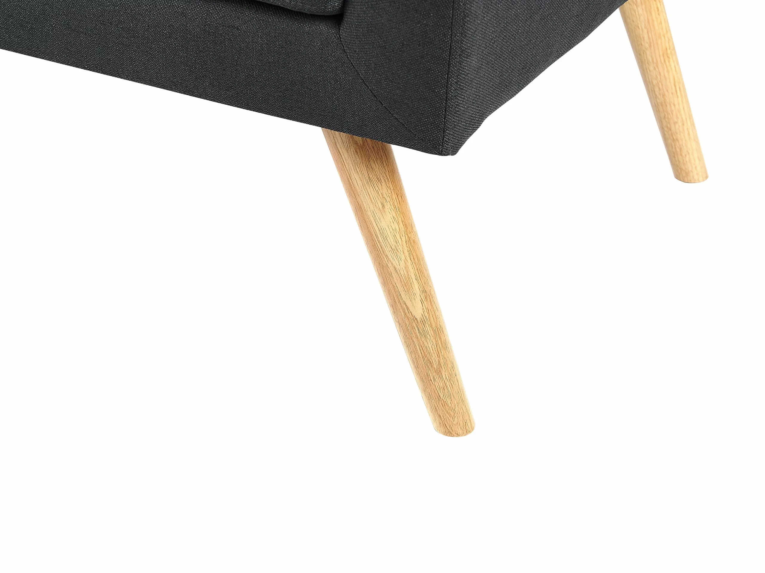 Beliani 2-istuttava Sohva Musta SKIBBY - Image 10