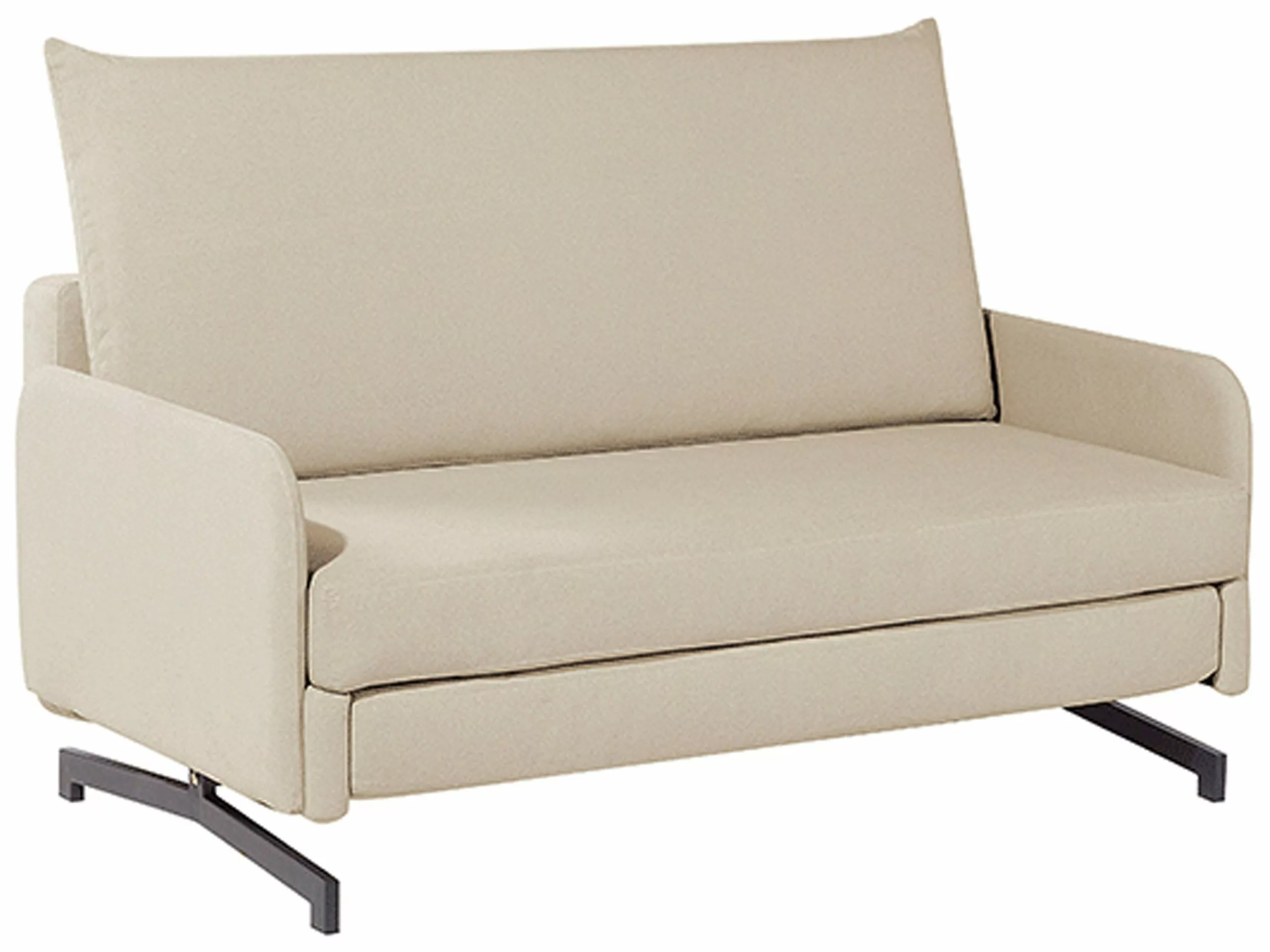 Beliani 2-istuttava Vuodesohva Kangas Beige BELFAST - Image 7