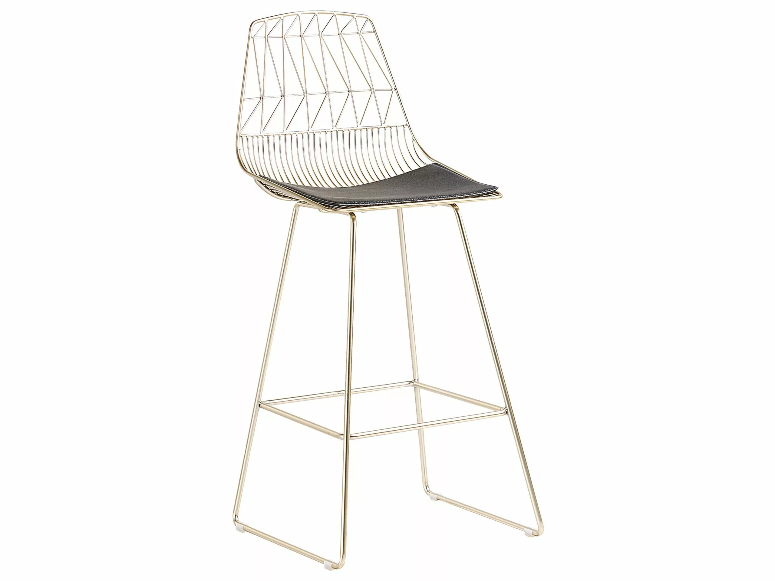 Beliani Baarituoli Teräs Kulta 2 Kpl PRESTON 10 Beliani Baarituoli Teräs Kulta 2 Kpl PRESTON - Image 8