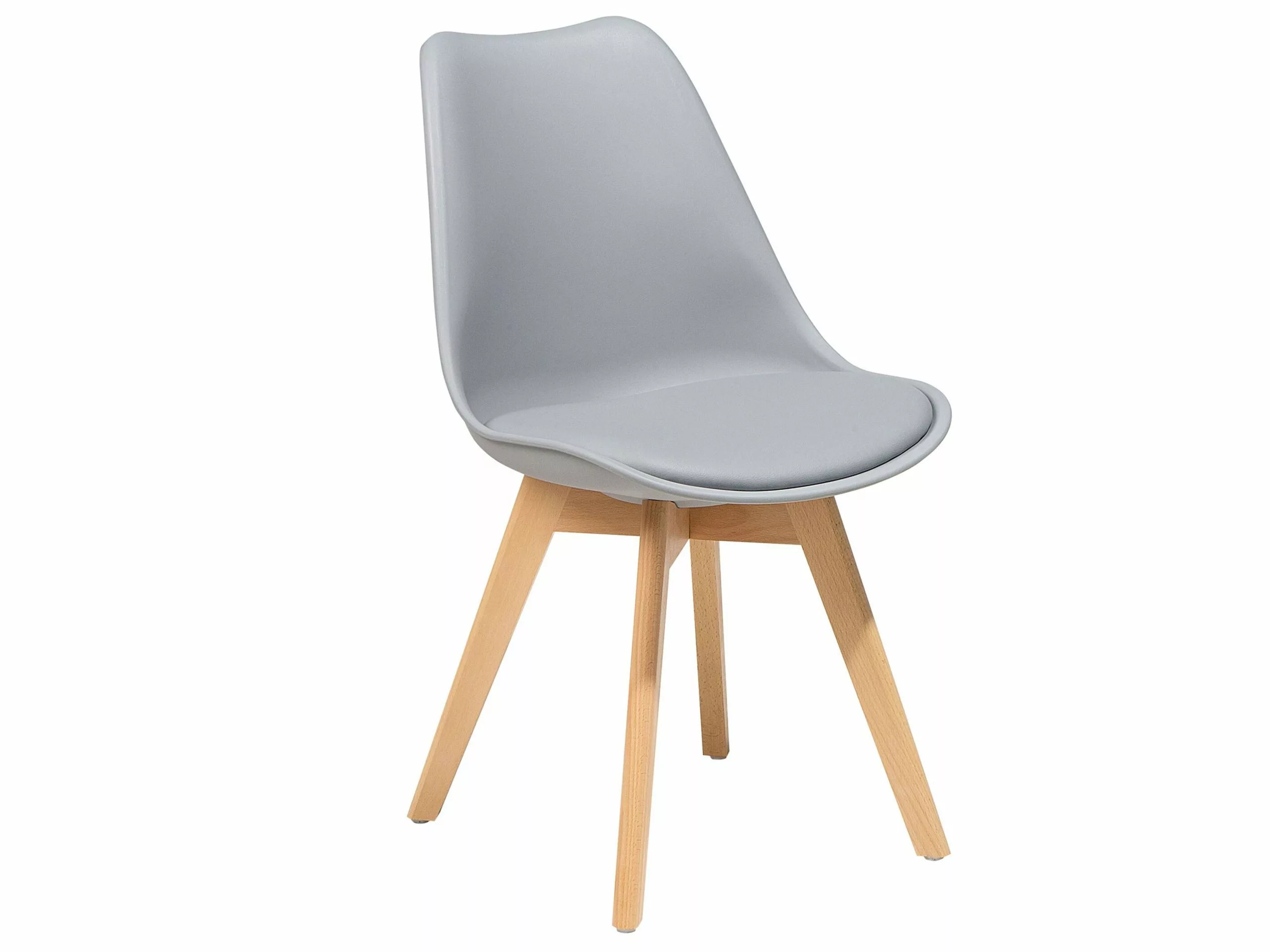 Beliani Tuoli Muovi Vaaleanharmaa 2 Kpl DAKOTA II - Image 6