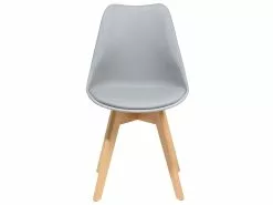 Beliani Tuoli Muovi Vaaleanharmaa 2 Kpl DAKOTA II -Halpa 2-istuttavat sohvat myymälä undef src sa picid 801997 type whitesh image