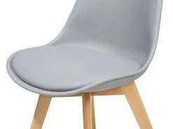 Beliani Tuoli Muovi Vaaleanharmaa 2 Kpl DAKOTA II -Halpa 2-istuttavat sohvat myymälä undef src sa picid 801999 type whitesh image