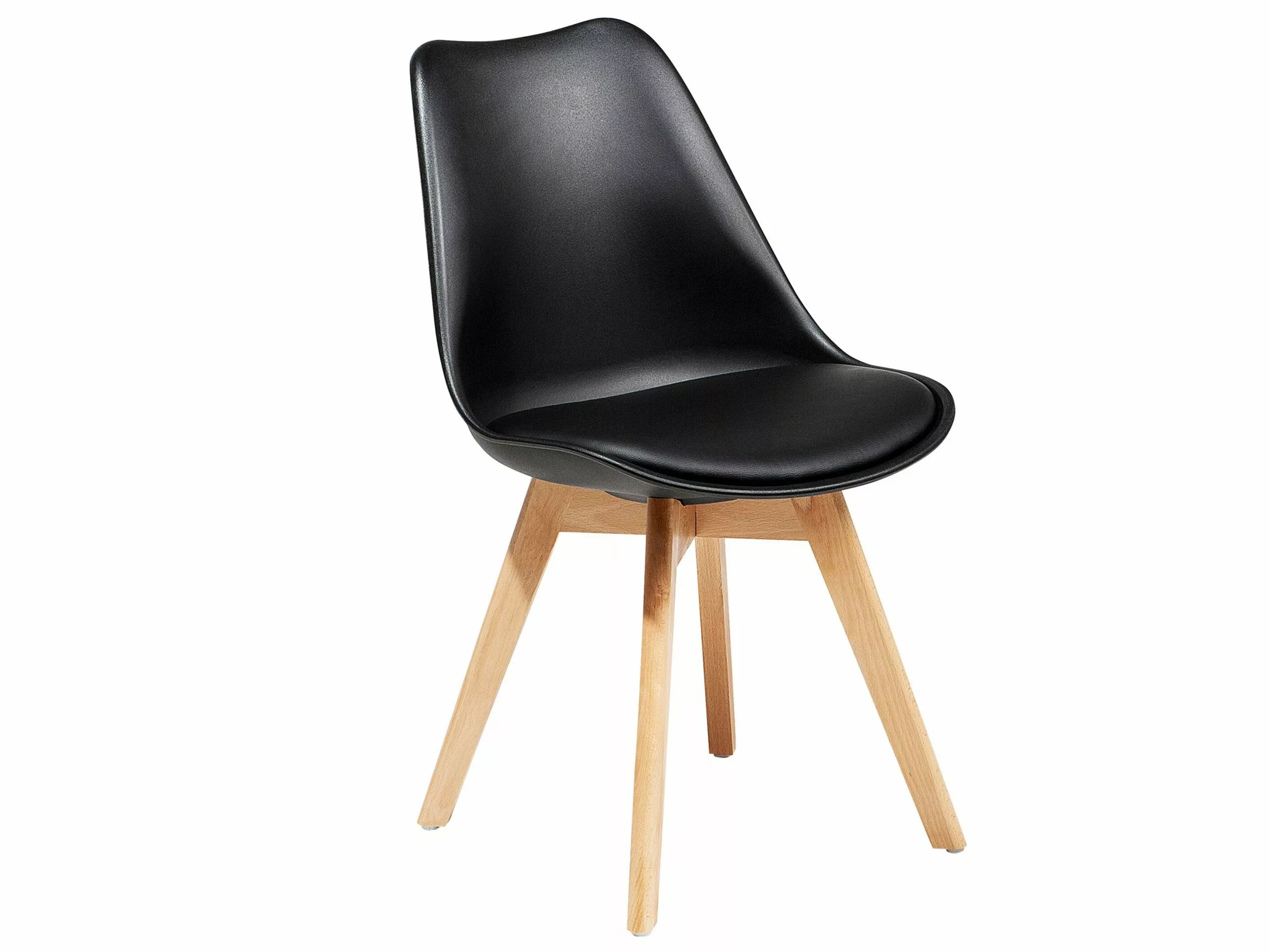 Beliani Tuoli Muovi Musta 2 Kpl DAKOTA II - Image 7