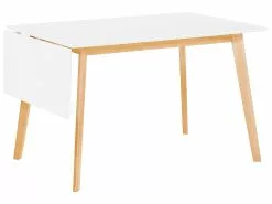 Beliani Ruokapöytä Jatkettava Valkoinen/vaalea Puu 120/155 X 80 Cm MEDIO 15 Beliani Ruokapöytä Jatkettava Valkoinen/vaalea Puu 120/155 X 80 Cm MEDIO -Halpa 2-istuttavat sohvat myymälä undef src sa picid 808650 type whitesh image