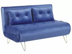 Beliani 2-istuttava Vuodesohva Sametti Laivastonsininen VESTFOLD 17 Beliani 2-istuttava Vuodesohva Sametti Laivastonsininen VESTFOLD -Halpa 2-istuttavat sohvat myymälä undef src sa picid 808696 type whitesh image