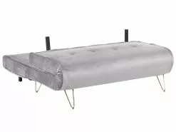 Beliani 2-istuttava Vuodesohva Sametti Harmaa VESTFOLD 18 Beliani 2-istuttava Vuodesohva Sametti Harmaa VESTFOLD -Halpa 2-istuttavat sohvat myymälä undef src sa picid 808793 type whitesh image