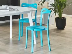 Beliani Tuoli Muovi Turkoosi 2 Kpl CAMOGLI -Halpa 2-istuttavat sohvat myymälä undef src sa picid 809260 type whitesh image