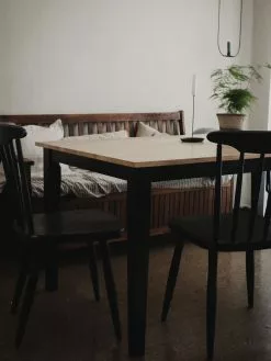 Beliani Ruokapöytä Kumipuu Vaalea Puu/musta 150 X 90 Cm GEORGIA 13 Beliani Ruokapöytä Kumipuu Vaalea Puu/musta 150 X 90 Cm GEORGIA -Halpa 2-istuttavat sohvat myymälä undef src sa picid 811045 type whitesh image