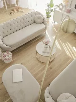 Beliani Sohvapöytä Marmorikuvio Beige/kulta CORAL 15 Beliani Sohvapöytä Marmorikuvio Beige/kulta CORAL -Halpa 2-istuttavat sohvat myymälä undef src sa picid 812449 type whitesh image