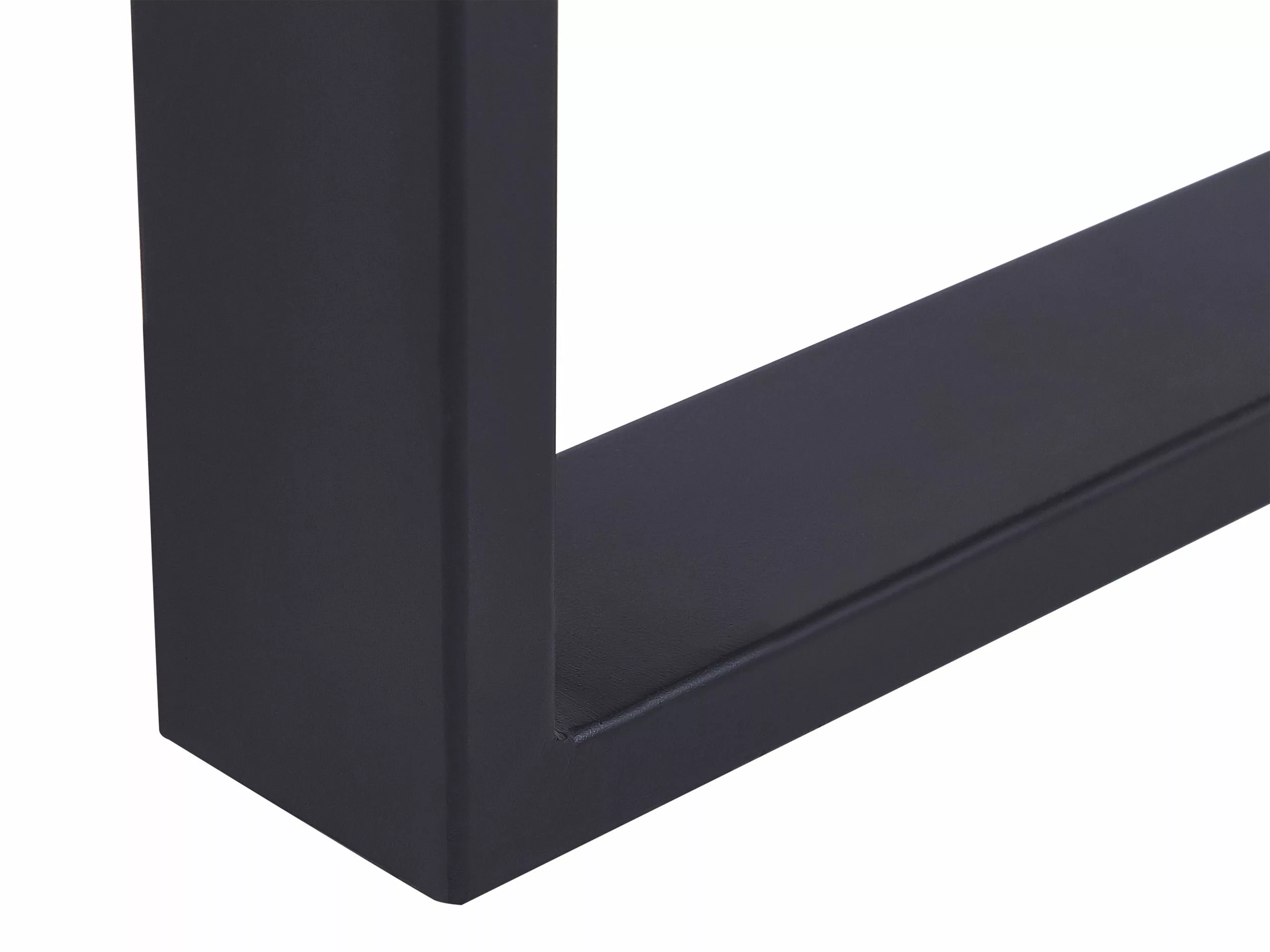 Beliani Sohvapöytä Akaasiapuu Vaalea Puu/musta GRENOLA - Image 5