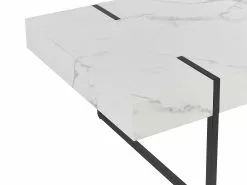 Beliani Sohvapöytä Marmorikuvio Valkoinen/musta MERCED 12 Beliani Sohvapöytä Marmorikuvio Valkoinen/musta MERCED -Halpa 2-istuttavat sohvat myymälä undef src sa picid 820941 type whitesh image