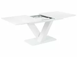 Beliani Ruokapöytä Jatkettava Valkoinen 160/200 X 90 Cm SALTUM 17 Beliani Ruokapöytä Jatkettava Valkoinen 160/200 X 90 Cm SALTUM -Halpa 2-istuttavat sohvat myymälä undef src sa picid 821069 type whitesh image