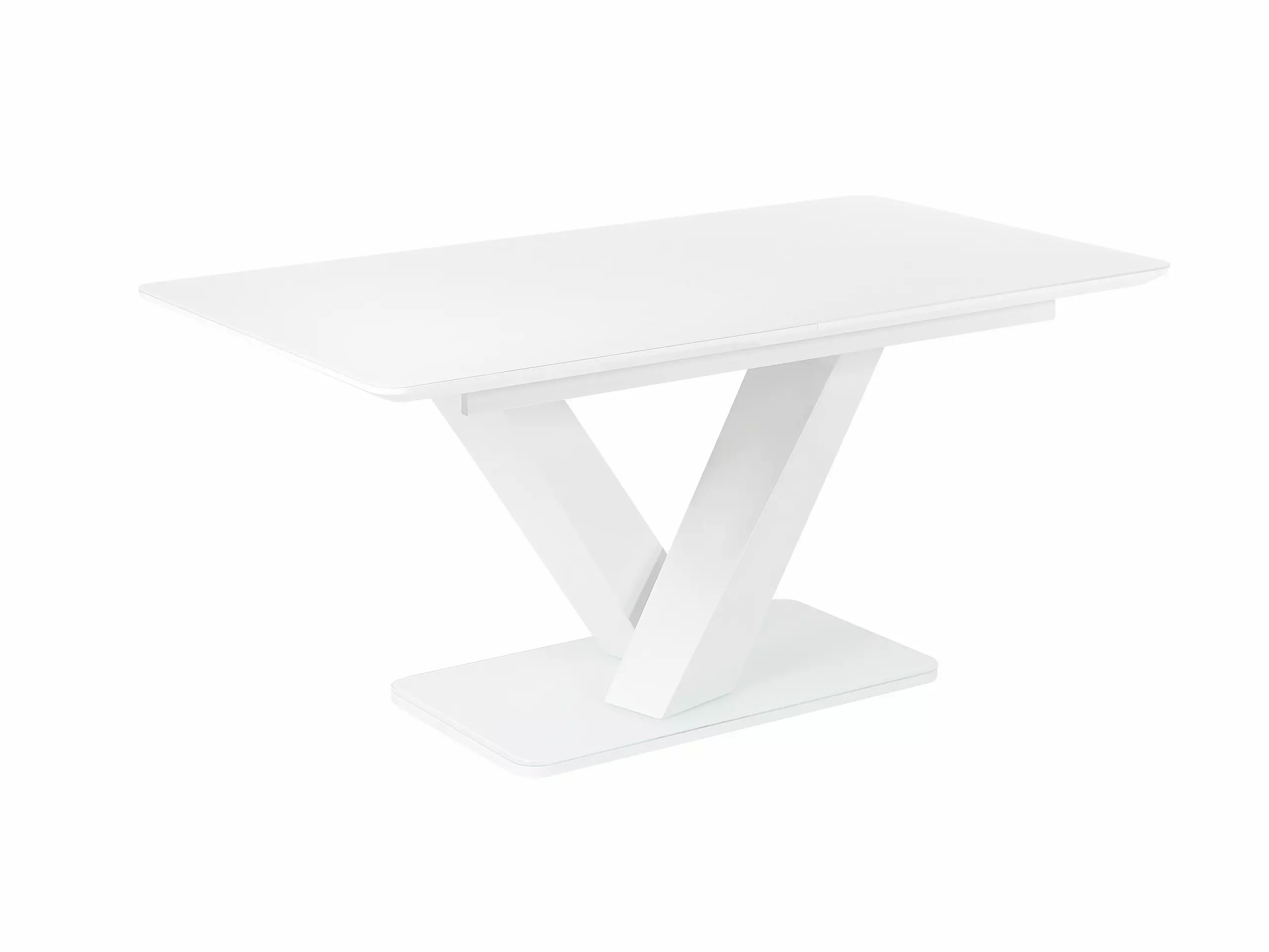 Beliani Ruokapöytä Jatkettava Valkoinen 160/200 X 90 Cm SALTUM 6 Beliani Ruokapöytä Jatkettava Valkoinen 160/200 X 90 Cm SALTUM - Image 4