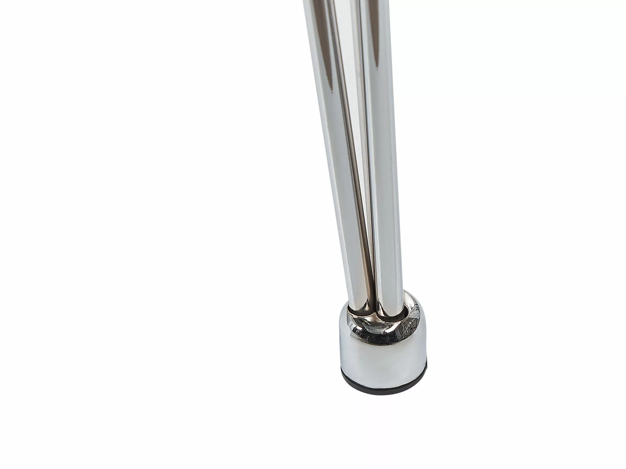 Beliani Ruokapöytä Lasitasolla Rauta Hopea 120 X 70 Cm WINSTON 7 Beliani Ruokapöytä Lasitasolla Rauta Hopea 120 X 70 Cm WINSTON - Image 5