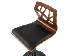 Beliani Baarituoli Keinonahka Tumma Puu/musta PETERSBURG II -Halpa 2-istuttavat sohvat myymälä undef src sa picid 827958 type whitesh image