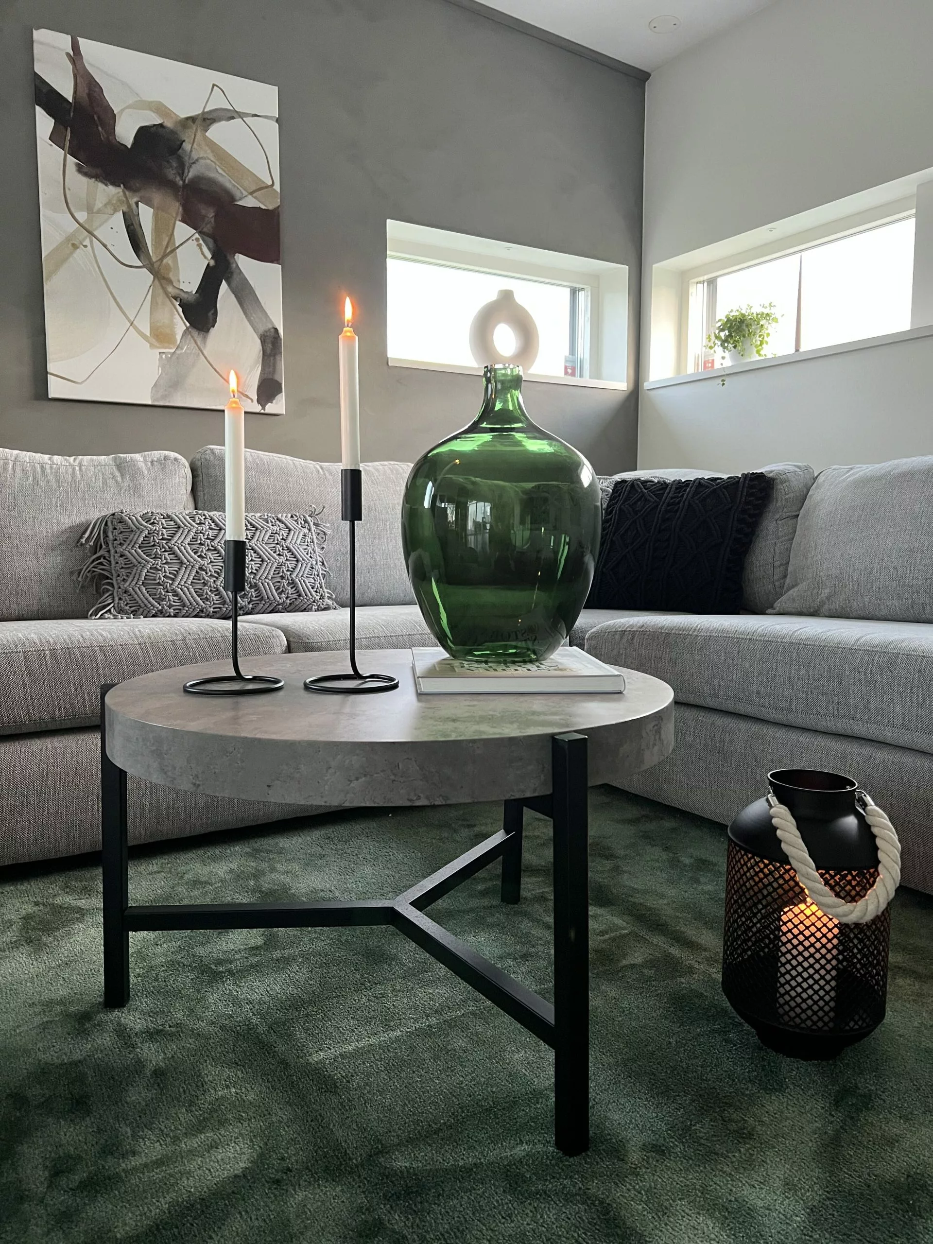 Beliani Sohvapöytä Vaaleanharmaa BONITA - Image 4