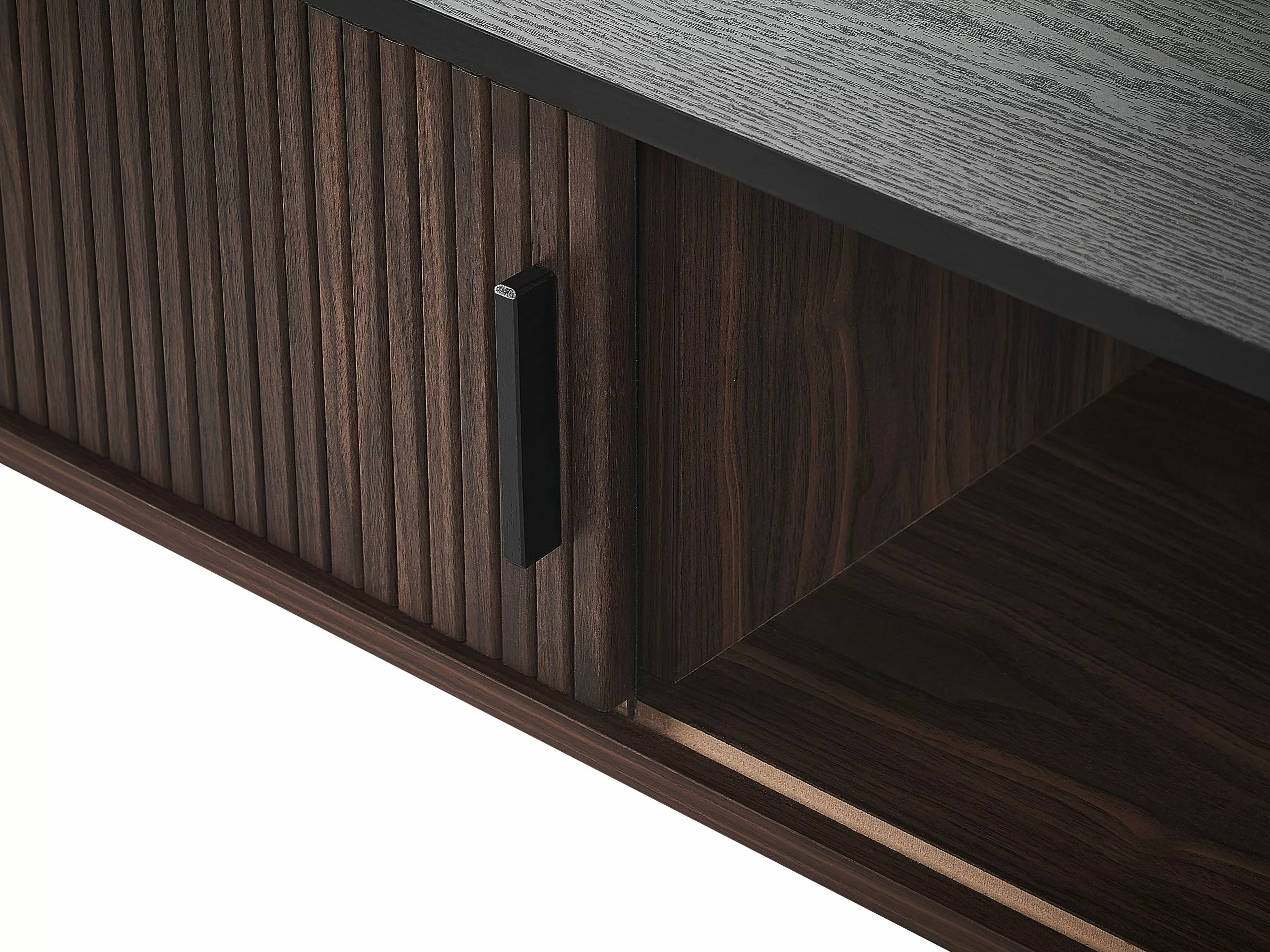 Beliani Sohvapöytä Tumma Puu/musta JOSE - Image 10