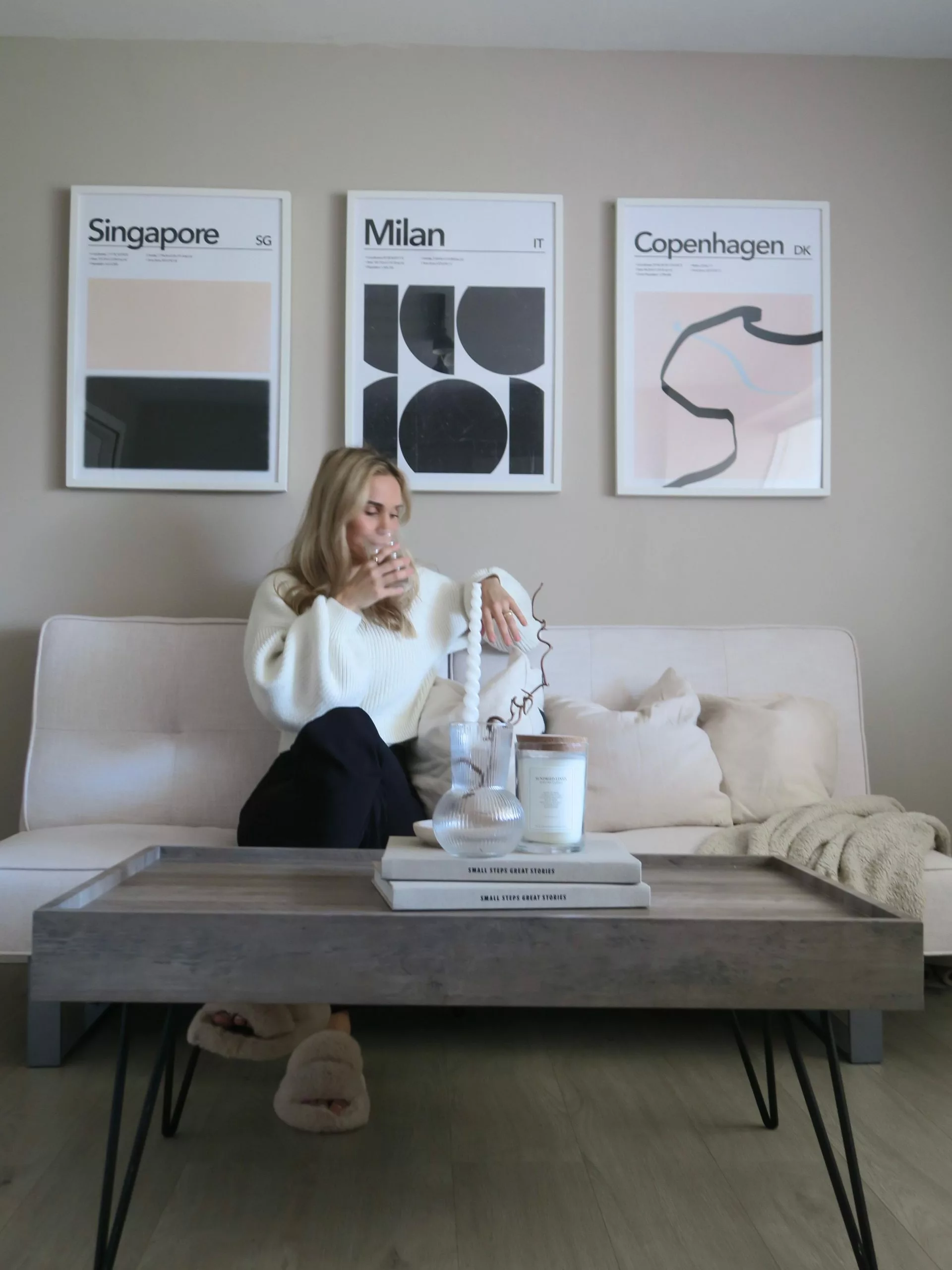 Beliani Sohvapöytä Ruskeanharmaa WELTON 5 Beliani Sohvapöytä Ruskeanharmaa WELTON - Image 3