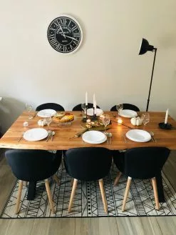 Beliani Ruokapöytä Akasiapuu Vaalea Puu/musta BROOKE Useita Kokoja 15 Beliani Ruokapöytä Akasiapuu Vaalea Puu/musta BROOKE Useita Kokoja -Halpa 2-istuttavat sohvat myymälä undef src sa picid 834424 type whitesh image