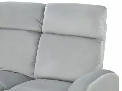 Beliani 2-istuttava Sohva Sametti Sähkösäädettävä Vaaleanharmaa VERDAL -Halpa 2-istuttavat sohvat myymälä undef src sa picid 834965 type whitesh image