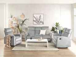 Beliani 2-istuttava Sohva Sametti Säädettävä Vaaleanharmaa VERDAL 14 Beliani 2-istuttava Sohva Sametti Säädettävä Vaaleanharmaa VERDAL -Halpa 2-istuttavat sohvat myymälä undef src sa picid 835010 type whitesh image