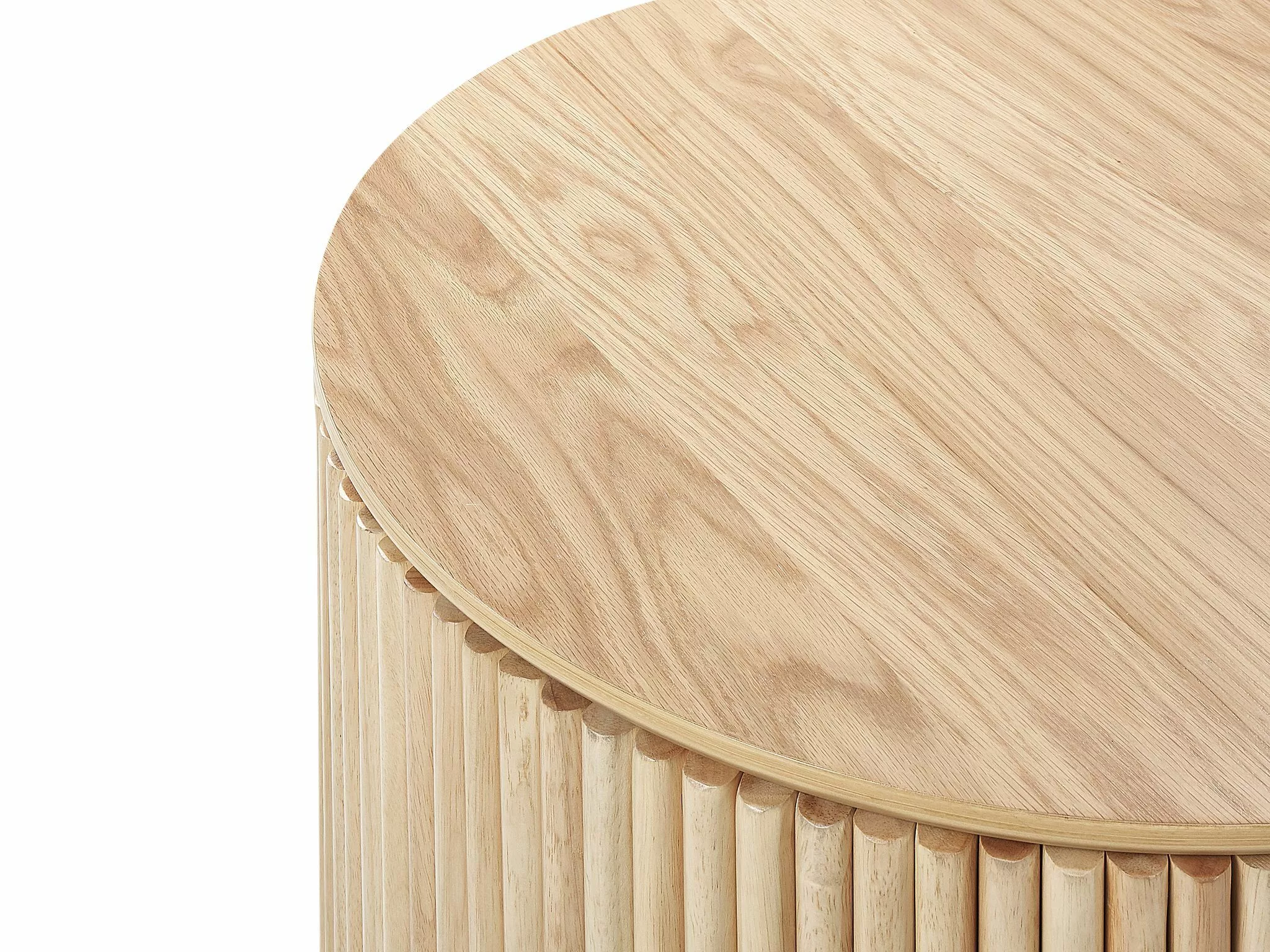 Beliani Sohvapöytä Säilytystila Vaalea Puu KIRKWOOD - Image 7