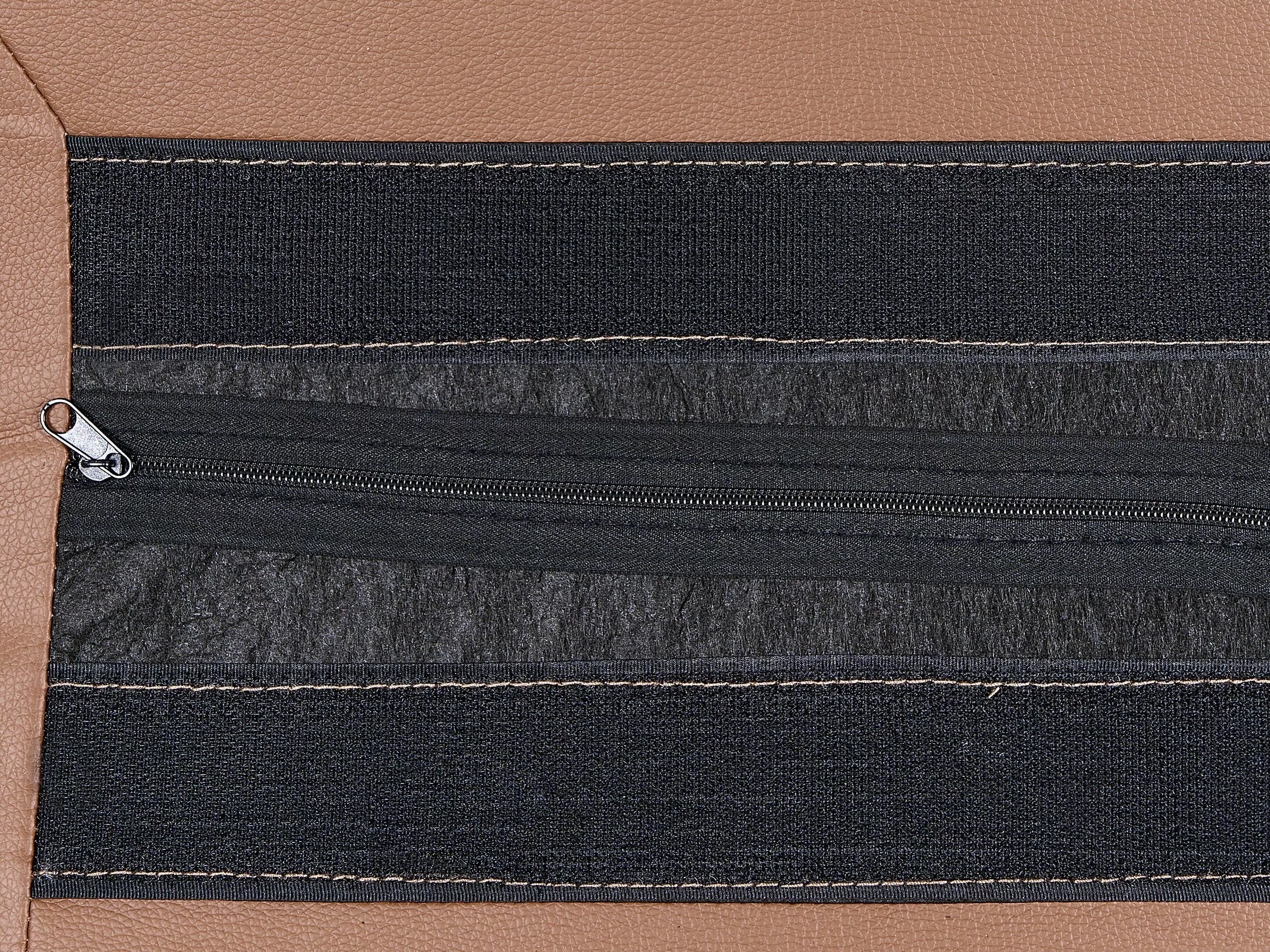 Beliani 2-istuttava Sohva Keinonahka Kullanruskea VOGAR - Image 8