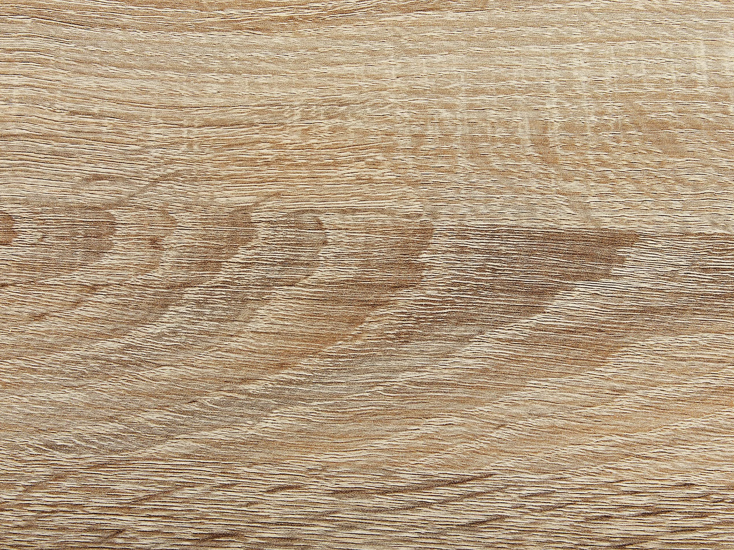 Beliani Ruokapöytä Vaalea Puu/musta 120 X 80 Cm NEWFIELD 8 Beliani Ruokapöytä Vaalea Puu/musta 120 X 80 Cm NEWFIELD - Image 6