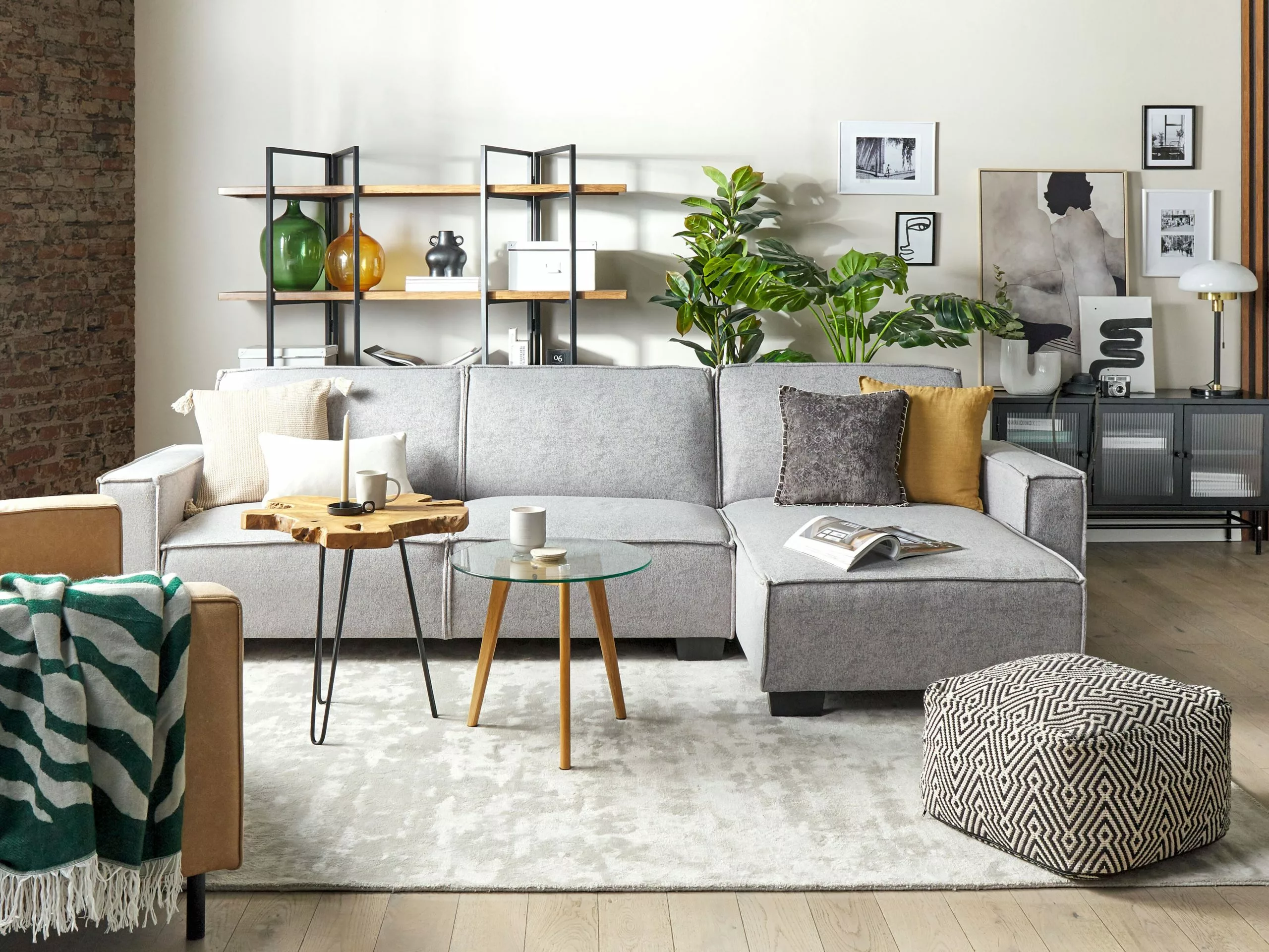 Beliani Sivupöytäsetti Tumma Javapuu 2 Kpl CAMROSE 11 Beliani Sivupöytäsetti Tumma Javapuu 2 Kpl CAMROSE - Image 9