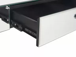 Beliani Sohvapöytä Peililasi Laatikko Hopea NESLE -Halpa 2-istuttavat sohvat myymälä undef src sa picid 850839 type whitesh image