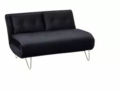 Beliani 2-istuttava Vuodesohva Sametti Musta VESTFOLD -Halpa 2-istuttavat sohvat myymälä undef src sa picid 851083 type whitesh image