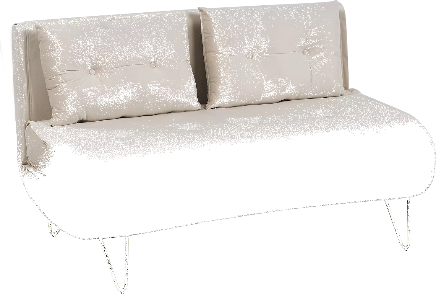 Beliani 3-istuttava Sohvaryhmä Sametti Vaalea Beige VESTFOLD - Image 5