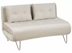 Beliani 3-istuttava Sohvaryhmä Sametti Vaalea Beige VESTFOLD -Halpa 2-istuttavat sohvat myymälä undef src sa picid 851615 type whitesh image